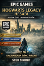 Hogwarts Legacy İçeren Epic Games Hesabı 