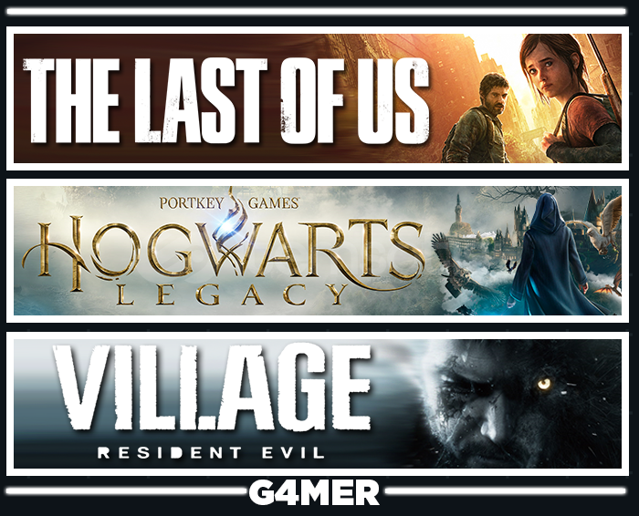 Last of Us + Hogwarts + Resident Evil Village Last of Us + Hogwarts + Resident Evil Village