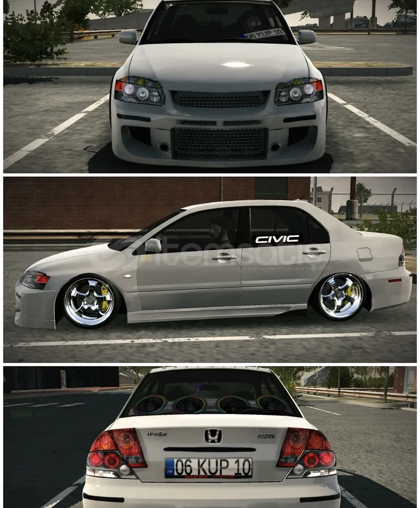 HONDA VTEC KUPON SES SISTEMLI HONDA VTEC KUPON SES SISTEMLI