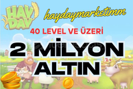 40 Level üstü 2 m altın