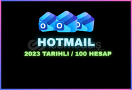 HOTMAIL 2023 TARIHLI HESAPLAR / 100 ADET