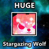 Huge Stargazing Wolf