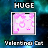 Huge Valentines Cat