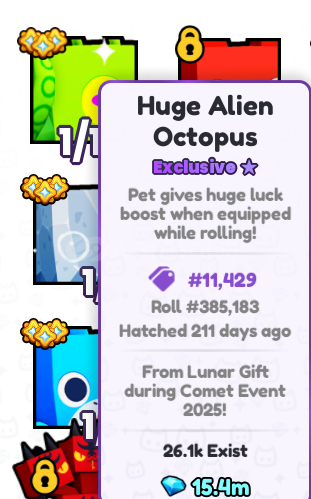 Huge Alien Octopus | PETS GO! Huge Alien Octopus | PETS GO!