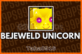 ⭐HUGE BEJEWELED UNICORN⭐ PS99