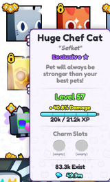 Huge Chef Cat