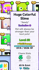 Huge Colorful Slime