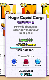 Huge Cupid Corgi