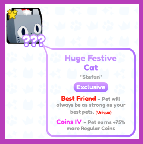 Huge Festive Cat 458586 İtemsatış