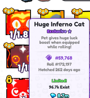 Huge Inferno Cat | PETS GO! Huge Inferno Cat | PETS GO!