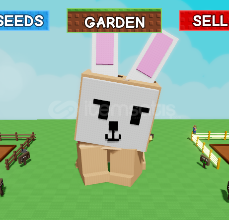 Huge Mega Bagel Bunny / Grow a Garden  Huge Mega Bagel Bunny / Grow a Garden