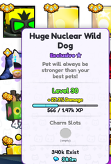 Huge Nuclear Wild Dog