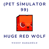 Huge Red Wolf (Pet Simulator 99)