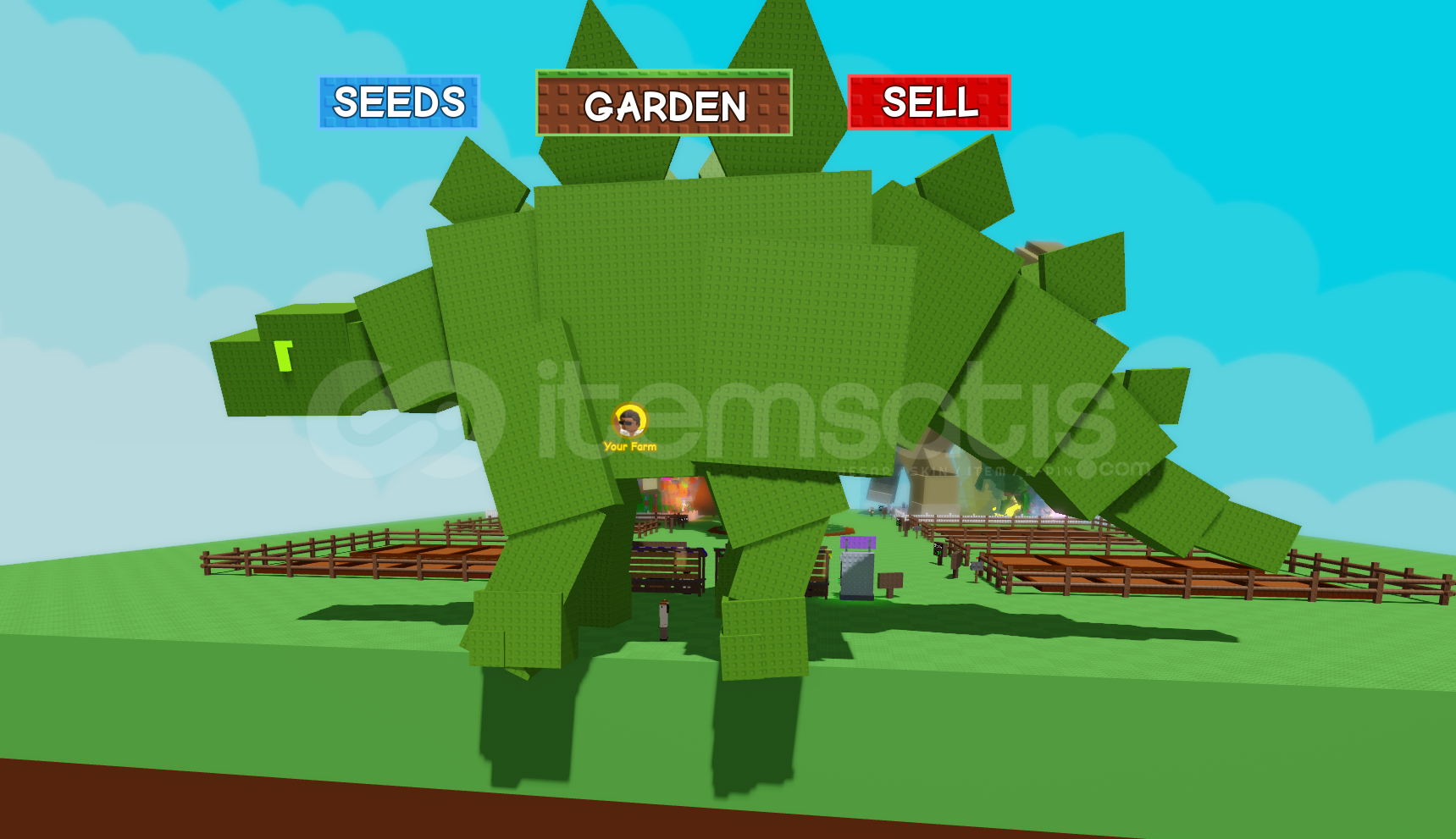 ⭐Huge Stegosaurus Grow a Garden⭐ ⭐Huge Stegosaurus Grow a Garden⭐