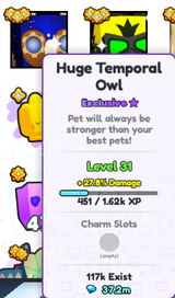 Huge Temporal Owl