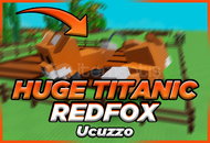 TİTANİC HUGE RED FOX PET +2 PET HEDİYE