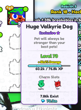 HUGE VALKYRIE DOG