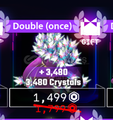 Hunters : 3480 Cyrstals 