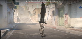 ⚡ Huntsman Knife | Black Laminate ⚡ ⚡ Huntsman Knife | Black Laminate ⚡