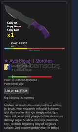 Huntsman Knife | Ultraviolet