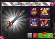 Hunty Zombie Halloween Sword's Bundle