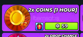 ⭐Hunty Zombie 2x Coins 1 Hour⭐