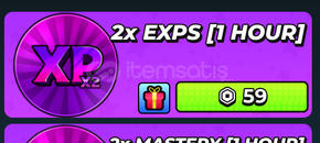 ⭐Hunty Zombie 2x Exps 1 Hour⭐