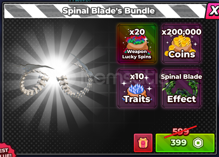 Hunty Zombie Spinal Blades Bundle Hunty Zombie Spinal Blades Bundle