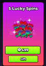Hunty Zombie 5 Weapon Lucky Spin