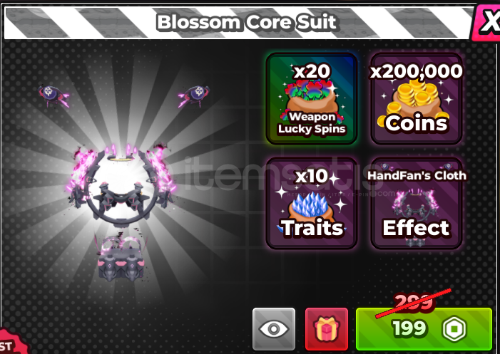 Hunty Zombie Blossom Core Suit Hunty Zombie Blossom Core Suit