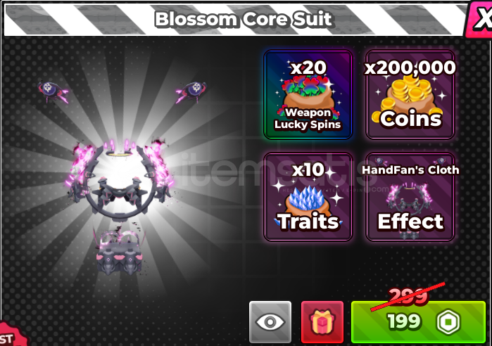 ⭐Hunty Zombie Blossom Core Suit⭐ ⭐Hunty Zombie Blossom Core Suit⭐