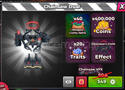 Hunty Zombie Chainsaw Dual Hunty Zombie Chainsaw Dual