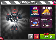 Hunty Zombie Chainsaw Suit