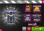 Hunty Zombie Joker Dual