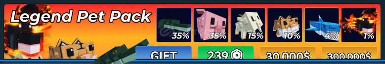 Hunty Zombie Legend Pet Pack