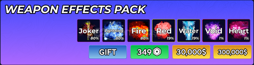⭐Hunty Zombie Weapon Effects Pack⭐