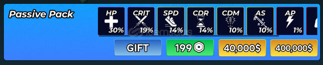 ⭐Hunty Zombie Passive Pack⭐