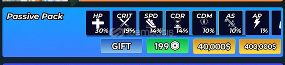 Hunty Zombie Passive Pack