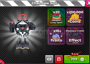 Hunty Zombie Chainsaw Suit