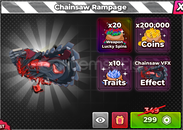 ⭐Hunty Zombie Chainsaw Rampage⭐