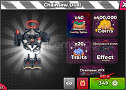 ⭐Hunty Zombie Chainsaw Dual⭐