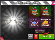 Hunty Zombie Spinal Blades Bundle