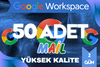 50 ADET MAİL — GOOGLE ONAYLI — WORKSPACE / ÖMÜR 2 GÜN