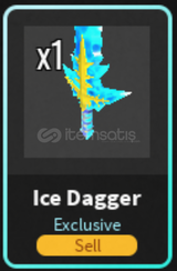 Ice Dagger Knife