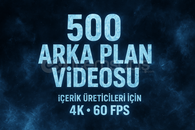 ⭐İÇERİK İÇİN +500 ARKA PLAN VİDEOSU⚡
