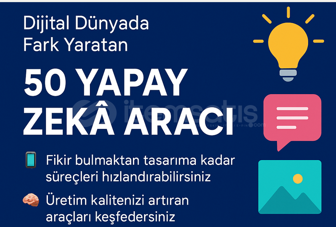 İçerik Üreticilere Özel 50 Yapay Zeka İçerik Üreticilere Özel 50 Yapay Zeka