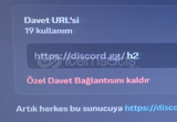 İki haneli URL Discord ⭐️