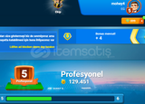 PROFESYONEL 129K MADALYA +599 COİNLİ 