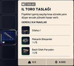 IL TORO Taslağı BP BluePrint