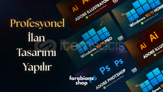 İlan Tasarımlarınızı Yapabilirim. 